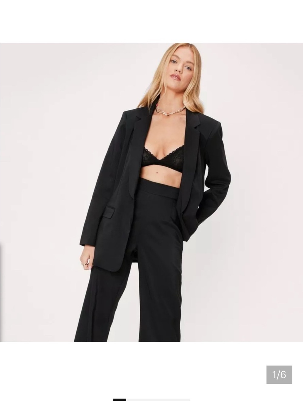 Nasty Gal Black Blazer